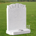 Best Detailed Carvings white marble headstone and tombstone
